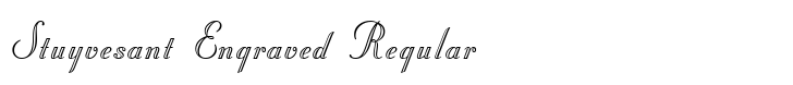 Stuyvesant Engraved Regular